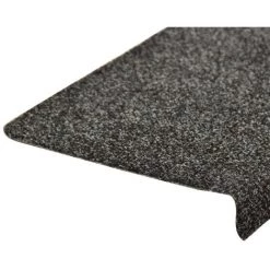 ASUPERMALL Tapis De Marches D'escalier 5 Pcs Gris 65x25 Cm Aiguillete 9 ASUPERMALL Tapis De Marches D'escalier 5 Pcs Gris 65x25 Cm Aiguillete -Tapis et paillasson Soldes 37445080 5