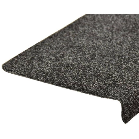 ASUPERMALL Tapis De Marches D'escalier 5 Pcs Gris 65x25 Cm Aiguillete 5 ASUPERMALL Tapis De Marches D'escalier 5 Pcs Gris 65x25 Cm Aiguillete – Image 5