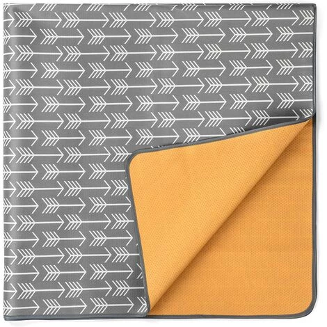 ABCRITAL Grande Protection De Sol Antidérapante Pour Tapis Anti-Éclaboussures Pour Chaise Haute / Tapis Anti-Éclaboussures 1 ABCRITAL Grande Protection De Sol Antidérapante Pour Tapis Anti-Éclaboussures Pour Chaise Haute / Tapis Anti-Éclaboussures