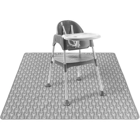 ABCRITAL Grande Protection De Sol Antidérapante Pour Tapis Anti-Éclaboussures Pour Chaise Haute / Tapis Anti-Éclaboussures 5 ABCRITAL Grande Protection De Sol Antidérapante Pour Tapis Anti-Éclaboussures Pour Chaise Haute / Tapis Anti-Éclaboussures – Image 5