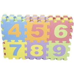 YONGQING Tapis Puzzle 36pcs 26 Lettres+10 Chiffres En Mousse EVA 16*16cm Pour Bébé/Enfant - Couleur -Tapis et paillasson Soldes 37486815 5
