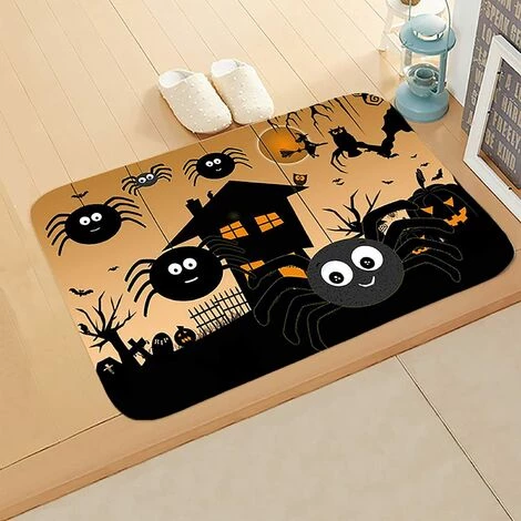 BETTERLIFE 40x60cm, Halloween Paillasson Et Décor Tapis De Sol Couverture Welcome Home Front Door Décorations 2 BETTERLIFE 40x60cm, Halloween Paillasson Et Décor Tapis De Sol Couverture Welcome Home Front Door Décorations – Image 2
