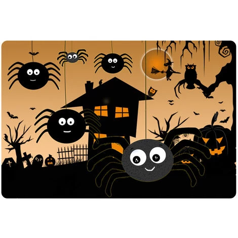 BETTERLIFE 40x60cm, Halloween Paillasson Et Décor Tapis De Sol Couverture Welcome Home Front Door Décorations 3 BETTERLIFE 40x60cm, Halloween Paillasson Et Décor Tapis De Sol Couverture Welcome Home Front Door Décorations – Image 3