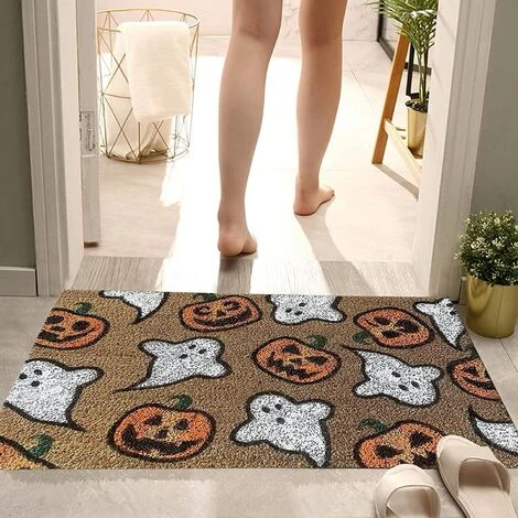 AIDUCHO Halloween Doormat Blanket Welcome Home Front Door Decorations Halloween Decor Door Mat,Anti-Slip Bottom Durable Mat Low Profile Floor Mat Indoor Outdoor Carpet Entryway,Patio (D) 3 AIDUCHO Halloween Doormat Blanket Welcome Home Front Door Decorations Halloween Decor Door Mat,Anti-Slip Bottom Durable Mat Low Profile Floor Mat Indoor Outdoor Carpet Entryway,Patio (D) – Image 3