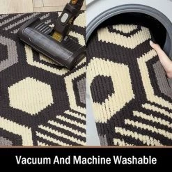 BETTERLIFE Color&Geometry Paillasson Antidérapant, Tapis De Porte | Doux | Lavable En Machine | Absorbant Et Résistant | Tapis Pour Intérieur, Extérieur, Entrée, Escaliers, Couloir, Cour - 50 X 80 Cm, Noir 9 BETTERLIFE Color&Geometry Paillasson Antidérapant, Tapis De Porte | Doux | Lavable En Machine | Absorbant Et Résistant | Tapis Pour Intérieur, Extérieur, Entrée, Escaliers, Couloir, Cour - 50 X 80 Cm, Noir -Tapis et paillasson Soldes 37660639 5