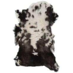 Peau De Mouton Couleur Mélangée 70x100 Cm VidaXL