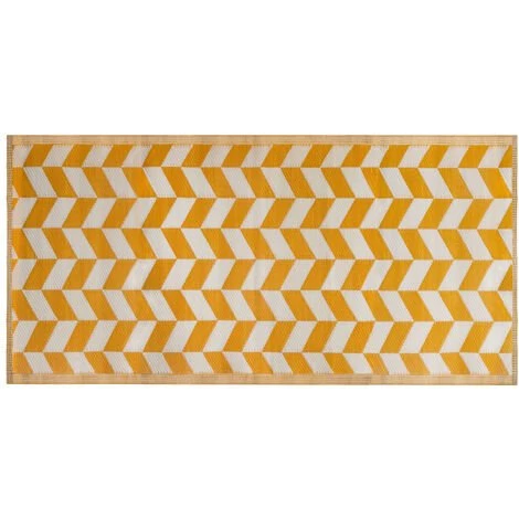 Tapis D'extérieur Géométrique 90 X 180 Cm Atmosphera - Ocre - Ocre 1 Tapis D'extérieur Géométrique 90 X 180 Cm Atmosphera - Ocre - Ocre