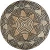 UNIVERS DECOR Tapis Rond Jute Motif 2 "Livin" Diamètre 120 Cm Atmosphera - Jute