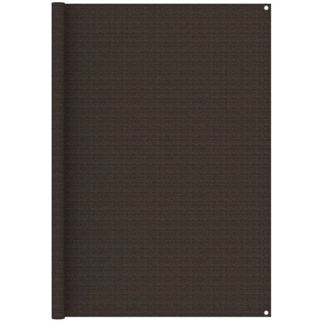 VidaXL Tapis De Tente 200x400 Cm Marron 1 VidaXL Tapis De Tente 200x400 Cm Marron