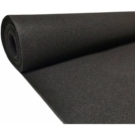 MADEINNATURE Tapis De Passage Dimensions Au Choix / Tapis Anti Feu/Intérieur & Extérieur/Idéal Pour Magasins, Fêtes, Mariages & évènementiel. - 1x3m - Noir. - Noir 3 MADEINNATURE Tapis De Passage Dimensions Au Choix / Tapis Anti Feu/Intérieur & Extérieur/Idéal Pour Magasins, Fêtes, Mariages & évènementiel. - 1x3m - Noir. - Noir – Image 3