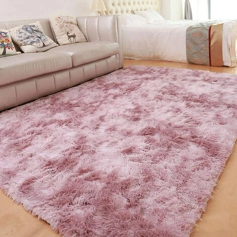 FREOSEN Tapis De Salon Shaggy 160 X 230cm En Peluche Rose Fibre De Polypropylène Souple Tapis Antidérapante Tapis De Chambre 2 FREOSEN Tapis De Salon Shaggy 160 X 230cm En Peluche Rose Fibre De Polypropylène Souple Tapis Antidérapante Tapis De Chambre – Image 2