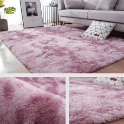 FREOSEN Tapis De Salon Shaggy 160 X 230cm En Peluche Rose Fibre De Polypropylène Souple Tapis Antidérapante Tapis De Chambre 7 FREOSEN Tapis De Salon Shaggy 160 X 230cm En Peluche Rose Fibre De Polypropylène Souple Tapis Antidérapante Tapis De Chambre -Tapis et paillasson Soldes 39299956 3
