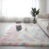 FREOSEN Tapis Salon Shaggy 160 X 230 Cm - Descente De Lit Tapis Poils Longs Pour Salon Chambre Canapé (Rainbow)