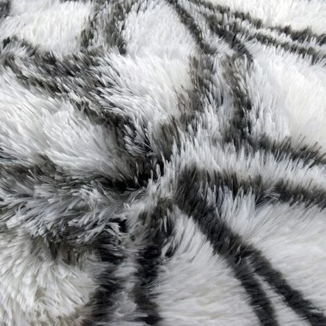 FREOSEN Tapis Salon Shaggy 160x230cm Blanc Avec Motif - Descente De Lit Tapis Poils Longs Tapis Doux Pour Salon Chambre Canapé 3 FREOSEN Tapis Salon Shaggy 160x230cm Blanc Avec Motif - Descente De Lit Tapis Poils Longs Tapis Doux Pour Salon Chambre Canapé – Image 3