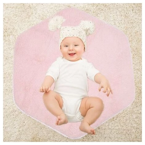 TRIOMPHE Tapis De Tente De Jeu Hexagonal Pour Enfants Tentes De Princesse Tapis De Jeu Tente De Jeu En Velours Doux Tapis D'escalade 3 TRIOMPHE Tapis De Tente De Jeu Hexagonal Pour Enfants Tentes De Princesse Tapis De Jeu Tente De Jeu En Velours Doux Tapis D'escalade – Image 3