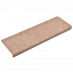 VidaXL Tapis De Marches D'escalier 5 Pcs Marron 65x25 Cm Aiguilleté - Brun 8 VidaXL Tapis De Marches D'escalier 5 Pcs Marron 65x25 Cm Aiguilleté - Brun -Tapis et paillasson Soldes 39635177 4