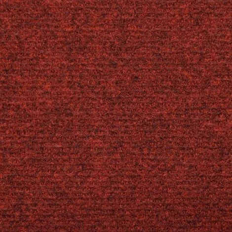 VidaXL Tapis De Marches D'escalier 10 Pcs Bordeaux 65x25 Cm Aiguilleté - Rouge 5 VidaXL Tapis De Marches D'escalier 10 Pcs Bordeaux 65x25 Cm Aiguilleté - Rouge – Image 5