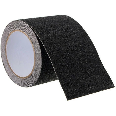 TIGA 10CM * 5M Marche D'escalier Antidérapant Adhésif (noir) 2 TIGA 10CM * 5M Marche D'escalier Antidérapant Adhésif (noir) – Image 2