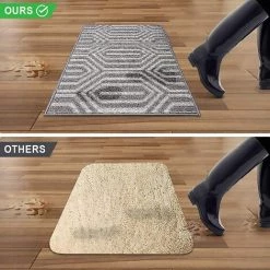 BETTERLIFE Color&Geometry Tapis De Porte Antidérapant, 48 X 78 Cm Paillasson Doux Lavable En Machine Tapis D'entrée Pour Intérieur, Extérieur, Salon, Cour, Porte Arrière Avant - Gris 8 BETTERLIFE Color&Geometry Tapis De Porte Antidérapant, 48 X 78 Cm Paillasson Doux Lavable En Machine Tapis D'entrée Pour Intérieur, Extérieur, Salon, Cour, Porte Arrière Avant - Gris -Tapis et paillasson Soldes 39717920 4