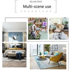 BEARSU Tapis De Sol Doux Antidérapant Rond De Style Ethnique Imprimé Tapis De Café D'Hôtel Tapis De Salon Chambre Tapis 80x80cm B 7 BEARSU Tapis De Sol Doux Antidérapant Rond De Style Ethnique Imprimé Tapis De Café D'Hôtel Tapis De Salon Chambre Tapis 80x80cm B -Tapis et paillasson Soldes 40002227 3