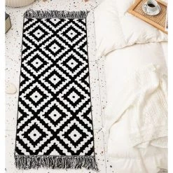 VERSAILLESFR Paillasson Antidérapant, Tapis De Porte | Lavable En Machine | Absorbant Et Résistant | Tapis Pour Intérieur, Extérieur, Entrée, Escaliers, Couloir, Cour - 60 X 130 Cm|noir Et Blanc 8 VERSAILLESFR Paillasson Antidérapant, Tapis De Porte | Lavable En Machine | Absorbant Et Résistant | Tapis Pour Intérieur, Extérieur, Entrée, Escaliers, Couloir, Cour - 60 X 130 Cm|noir Et Blanc -Tapis et paillasson Soldes 40003691 4