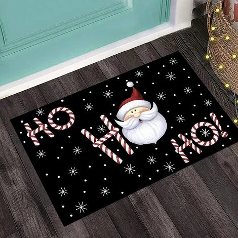 ECHOO Paillasson De Noël Patchwork Décoration De La Maison Paillassons Antidérapants Intérieur Tapis D'entrée Tapis Personnalisé Tapis De Sol Tapis De Sol Antidérapant D'impression De Noël Créatif 60x40cm,A#01 2 ECHOO Paillasson De Noël Patchwork Décoration De La Maison Paillassons Antidérapants Intérieur Tapis D'entrée Tapis Personnalisé Tapis De Sol Tapis De Sol Antidérapant D'impression De Noël Créatif 60x40cm,A#01 – Image 2