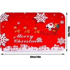 ECHOO Paillasson De Noël Patchwork Décoration De La Maison Paillassons Antidérapants Intérieur Tapis D'entrée Tapis Personnalisé Tapis De Sol Tapis De Sol Antidérapant D'impression De Noël Créatif 60x40cm,A#03 8 ECHOO Paillasson De Noël Patchwork Décoration De La Maison Paillassons Antidérapants Intérieur Tapis D'entrée Tapis Personnalisé Tapis De Sol Tapis De Sol Antidérapant D'impression De Noël Créatif 60x40cm,A#03 -Tapis et paillasson Soldes 40013157 4