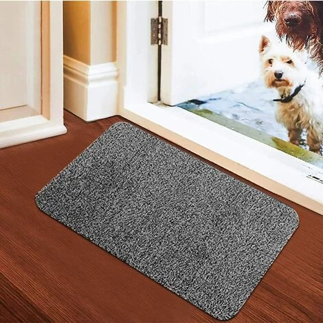 ALMI Paillasson Extérieur Anthracite, Paillassons Pour Entrée Fibre Polypropylène, Tapis Antidérapant Tapis D’entrée Imperméable Lavable 45x70cm/ Gris 1 ALMI Paillasson Extérieur Anthracite, Paillassons Pour Entrée Fibre Polypropylène, Tapis Antidérapant Tapis D’entrée Imperméable Lavable 45x70cm/ Gris