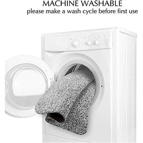 ALMI Paillasson Extérieur Anthracite, Paillassons Pour Entrée Fibre Polypropylène, Tapis Antidérapant Tapis D’entrée Imperméable Lavable 45x70cm/ Gris 4 ALMI Paillasson Extérieur Anthracite, Paillassons Pour Entrée Fibre Polypropylène, Tapis Antidérapant Tapis D’entrée Imperméable Lavable 45x70cm/ Gris – Image 4