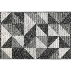 ALMI Paillasson De Porte Anti Poussiere Tapis D'entrée Noir Antidérapant Paillassons Absorbant Clean Step Pour Interieur Exterieur Salon Couloir Chambre Chien Salle De Bain