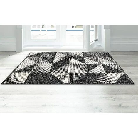 ALMI Paillasson De Porte Anti Poussiere Tapis D'entrée Noir Antidérapant Paillassons Absorbant Clean Step Pour Interieur Exterieur Salon Couloir Chambre Chien Salle De Bain 5 ALMI Paillasson De Porte Anti Poussiere Tapis D'entrée Noir Antidérapant Paillassons Absorbant Clean Step Pour Interieur Exterieur Salon Couloir Chambre Chien Salle De Bain – Image 5