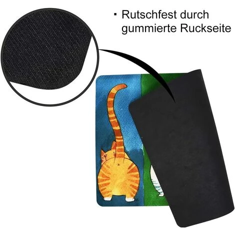 ALMI Tapis D Entree Interieur, Paillasson Exterieur, Tapis Chat Ase En PVC, Facile à Nettoyer, Super Résistant Et Antidérapant(40 X 60 Cm) 3 ALMI Tapis D Entree Interieur, Paillasson Exterieur, Tapis Chat Ase En PVC, Facile à Nettoyer, Super Résistant Et Antidérapant(40 X 60 Cm) – Image 3