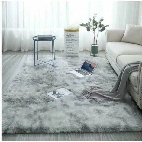 FREOSEN Tapis De Salon Shaggy 120 X 160cm En Peluche Gris Fibre De Polypropylène Souple Tapis Antidérapante 1 FREOSEN Tapis De Salon Shaggy 120 X 160cm En Peluche Gris Fibre De Polypropylène Souple Tapis Antidérapante