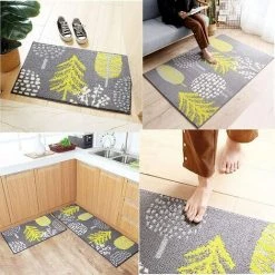 BRIDAY Tapis De Porte D'Entrée Interieur Paillassons Exterieur Paillassons Pour Entrée 45x70 Cm Antidérapant Tapis De Porte Cuisine Salle De Bain Couloirs -Tapis et paillasson Soldes 40433642 5