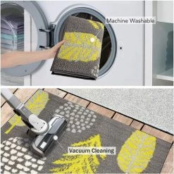 BRIDAY Tapis De Porte D'Entrée Paillasson Exterieur Grande Taille Tapis Entrée Absorbant Tapis De Porte Antiderapant Lavable Tapis Pour Exterieur Intérieur 80x110cm -Tapis et paillasson Soldes 40433643 3