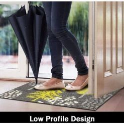 BRIDAY Tapis De Porte D'Entrée Paillasson Exterieur Grande Taille Tapis Entrée Absorbant Tapis De Porte Antiderapant Lavable Tapis Pour Exterieur Intérieur 80x110cm -Tapis et paillasson Soldes 40433643 5