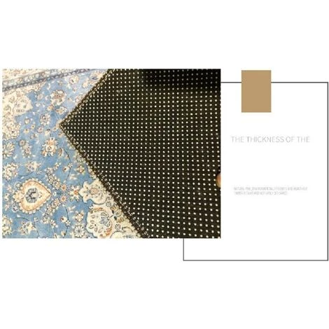 BRIDAY Chambre Adulte Le Tapis Noir Du Salon Est Résistant à La Saleté, à L'usure Et Lavable En Machine Petit Tapis Chambre Deco Maison Moderne 80X120CM 2ft 7.5" X3ft 11.2" 5 BRIDAY Chambre Adulte Le Tapis Noir Du Salon Est Résistant à La Saleté, à L'usure Et Lavable En Machine Petit Tapis Chambre Deco Maison Moderne 80X120CM 2ft 7.5" X3ft 11.2" – Image 5