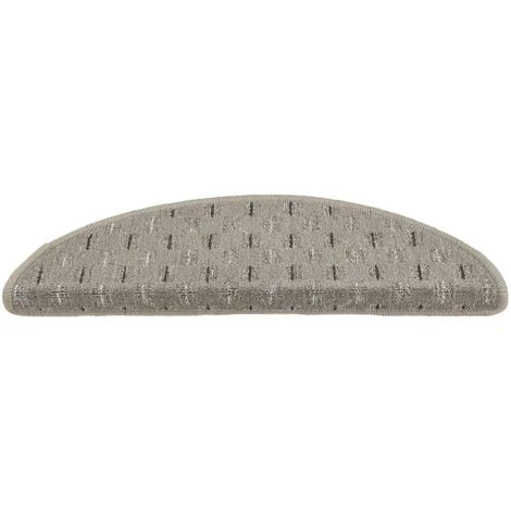 VidaXL Tapis De Marches D'escalier 15 Pcs Gris 56x20 Cm - Gris 4 VidaXL Tapis De Marches D'escalier 15 Pcs Gris 56x20 Cm - Gris – Image 4