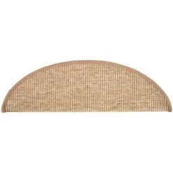 VidaXL Tapis D'escalier Autocollants 15 Pcs 56x20 Cm Marron Clair - Brun 9 VidaXL Tapis D'escalier Autocollants 15 Pcs 56x20 Cm Marron Clair - Brun -Tapis et paillasson Soldes 40452610 5