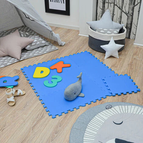 LITTLETOM 10 Tapis De Sol épais Pour Bébé Enfant - 30x30 Dalles Puzzle Carré En Mousse EVA 2 LITTLETOM 10 Tapis De Sol épais Pour Bébé Enfant - 30x30 Dalles Puzzle Carré En Mousse EVA – Image 2