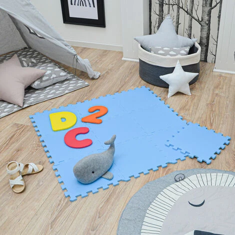LITTLETOM 10 Tapis De Sol épais Pour Bébé Enfant - 30x30 Dalles Puzzle Carré En Mousse EVA 2 LITTLETOM 10 Tapis De Sol épais Pour Bébé Enfant - 30x30 Dalles Puzzle Carré En Mousse EVA – Image 2