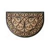 ESSCHERT DESIGN Paillasson Demi Lune En Caoutchouc Et Coco - Marron