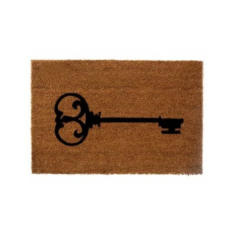 WADIGA Paillasson En Coco Clef - Marron 1 WADIGA Paillasson En Coco Clef - Marron