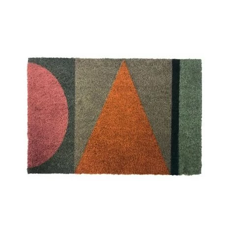 WADIGA Paillasson En Coco Multicolore Formes Géométriques - Multicolore 1 WADIGA Paillasson En Coco Multicolore Formes Géométriques - Multicolore