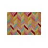 WADIGA Paillasson Coco Chevrons Multicolores - 60x40cm - Multicolore