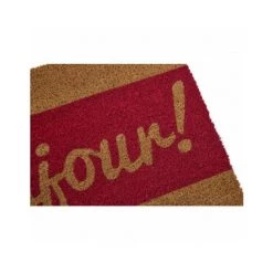 WADIGA Paillasson Coco Bonjour - 60x40cm - Rouge -Tapis et paillasson Soldes 40527258 3