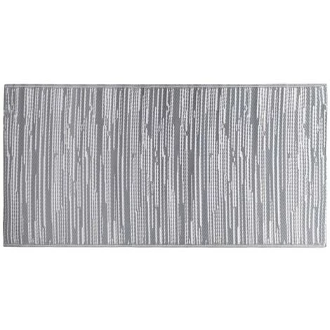 HAPPYSHOPPING Tapis D'exterieur Gris 80x150 Cm PP 3 HAPPYSHOPPING Tapis D'exterieur Gris 80x150 Cm PP – Image 3