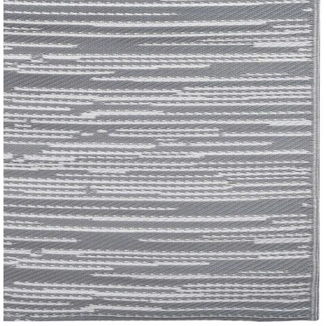 HAPPYSHOPPING Tapis D'exterieur Gris 80x150 Cm PP 5 HAPPYSHOPPING Tapis D'exterieur Gris 80x150 Cm PP – Image 5