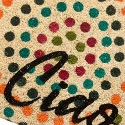 Baroni Home Paillasson Extérieur Coco, Revêtement De L'envers En PVC, Peint à La Main, Solide Et Nettoyage Facile, 70X40X2 Cm – Tapis à Motif Cercles Et Pois 6 Baroni Home Paillasson Extérieur Coco, Revêtement De L'envers En PVC, Peint à La Main, Solide Et Nettoyage Facile, 70X40X2 Cm – Tapis à Motif Cercles Et Pois -Tapis et paillasson Soldes 40724205 3
