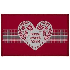 DOUCEUR D'INTÉRIEUR Tapis Rectangle 50x80 Cm Sweet Heart - Rouge